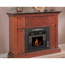 ZLQ10 10KW Interior Black Cast Iron Decor Flame Electric Fireplace Stove Indoor Metal Wood Burning Fireplace